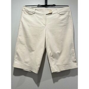 Ann Taylor khaki bermuda strech  shorts